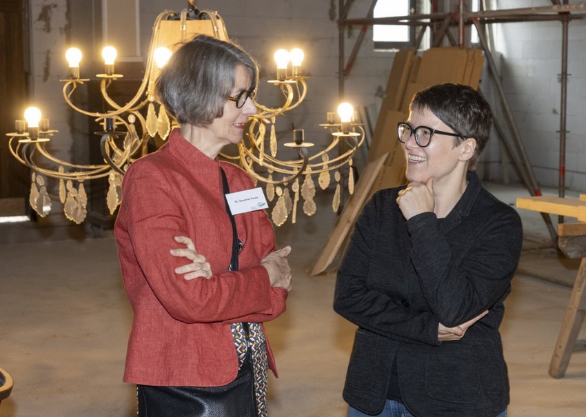  Dr. Susanne Tauss (LVO-Geschäftsführerin) und Prof. Dr. Lina Franken, Universität Vechta