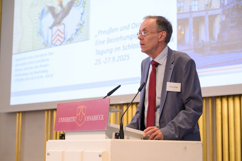 Nikolas Rügge auf dem Podium